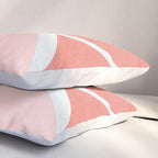 Courtside - living coral Pillow Sham Gallery Image 3