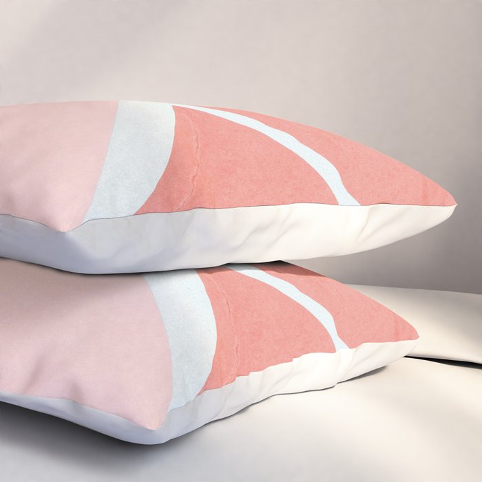 Courtside - living coral Pillow Sham Gallery Image 3