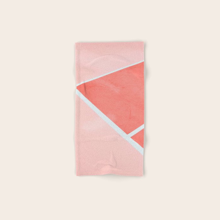 Courtside - living coral Towels Gallery Image 1