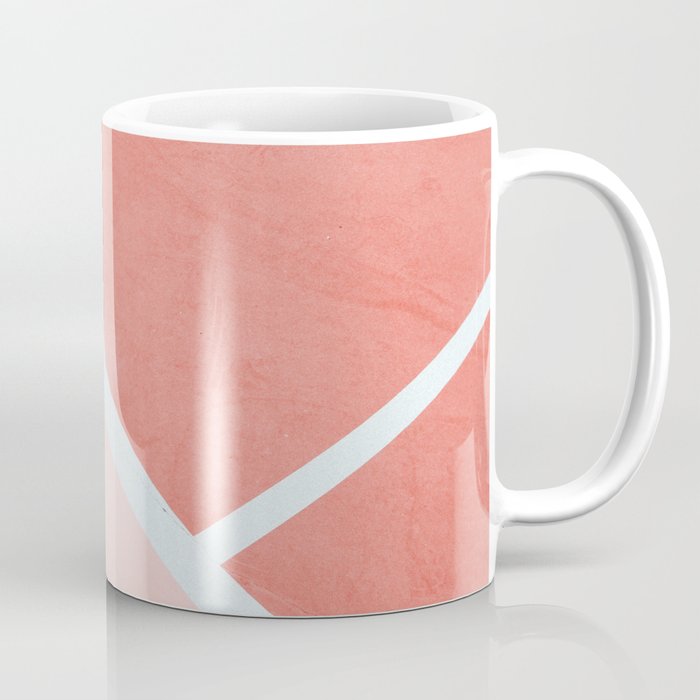 Courtside - living coral Coffee Mug Gallery Image 1
