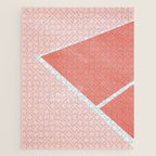 Courtside - living coral Jigsaw Puzzle Gallery Image 1