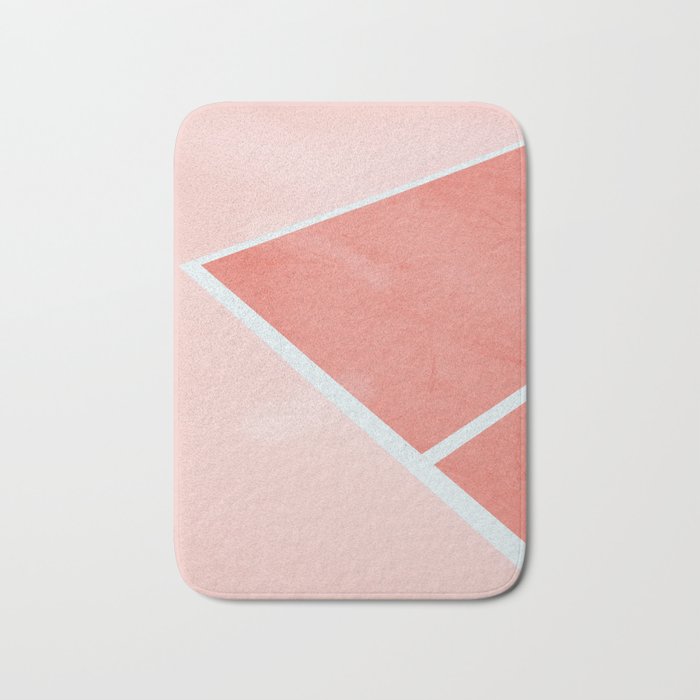 Courtside - living coral Bath Mat Gallery Image 1