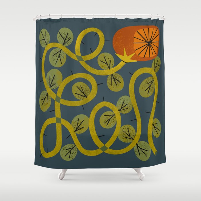 Bramble Rose No. 2 Shower Curtain Gallery Image 1