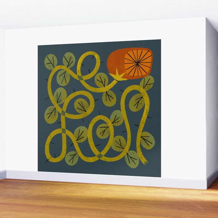 Bramble Rose No. 2 Wall Mural Gallery Image 2