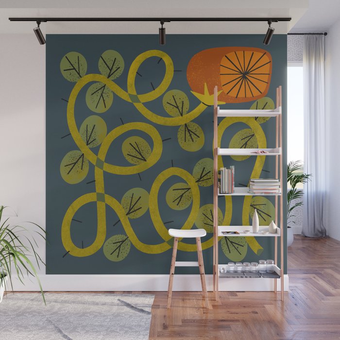 Bramble Rose No. 2 Wall Mural Gallery Image 1