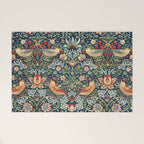 Vintage William Morris Strawberry Thief  Welcome Mat Gallery Image 1