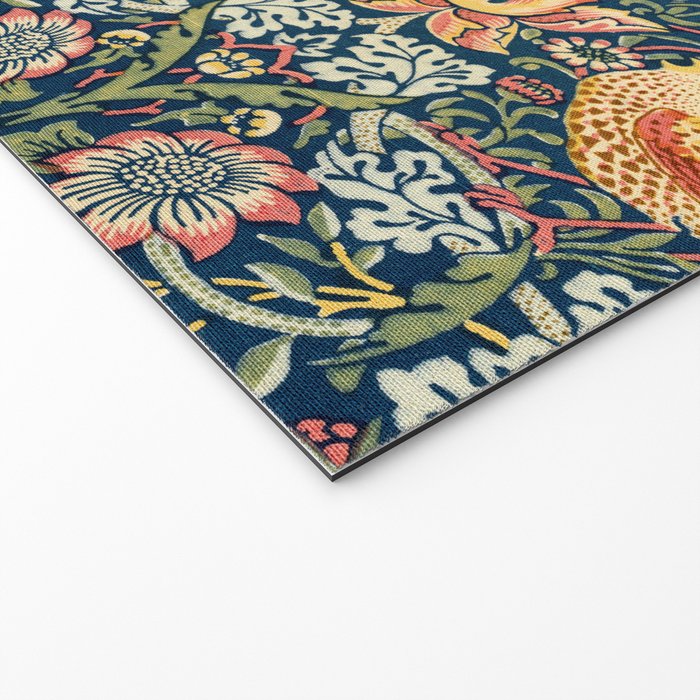 Vintage William Morris Strawberry Thief  Welcome Mat Gallery Image 2