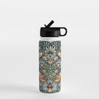 Vintage William Morris Strawberry Thief  Water Bottle Gallery Image 1