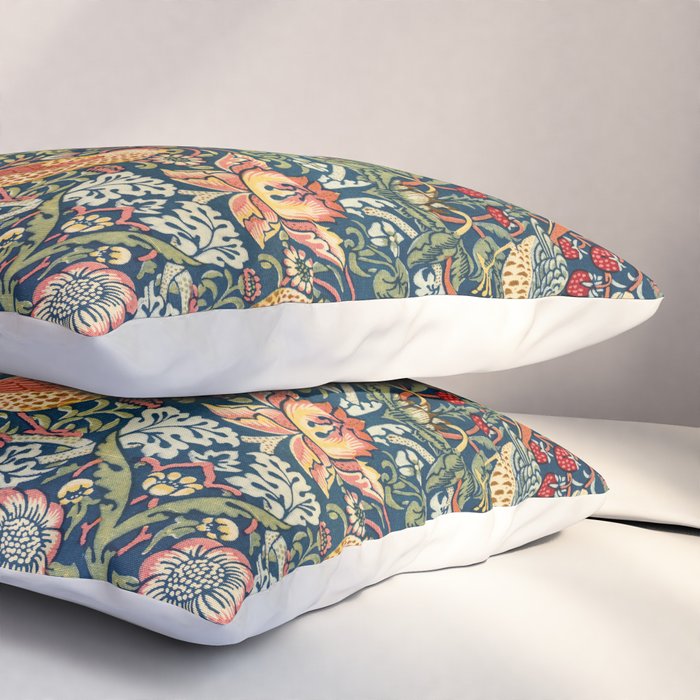 Vintage William Morris Strawberry Thief  Pillow Sham Gallery Image 3