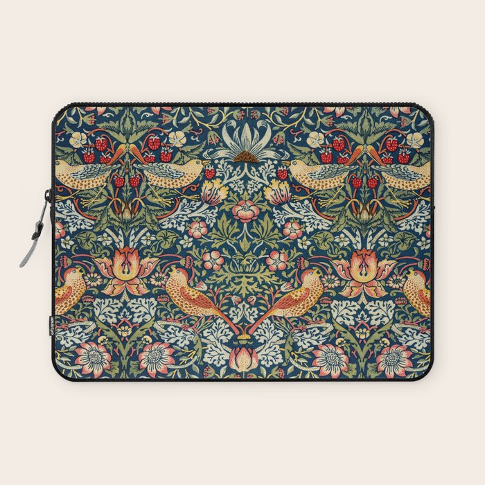 Vintage William Morris Strawberry Thief  Laptop Sleeve Gallery Image 1