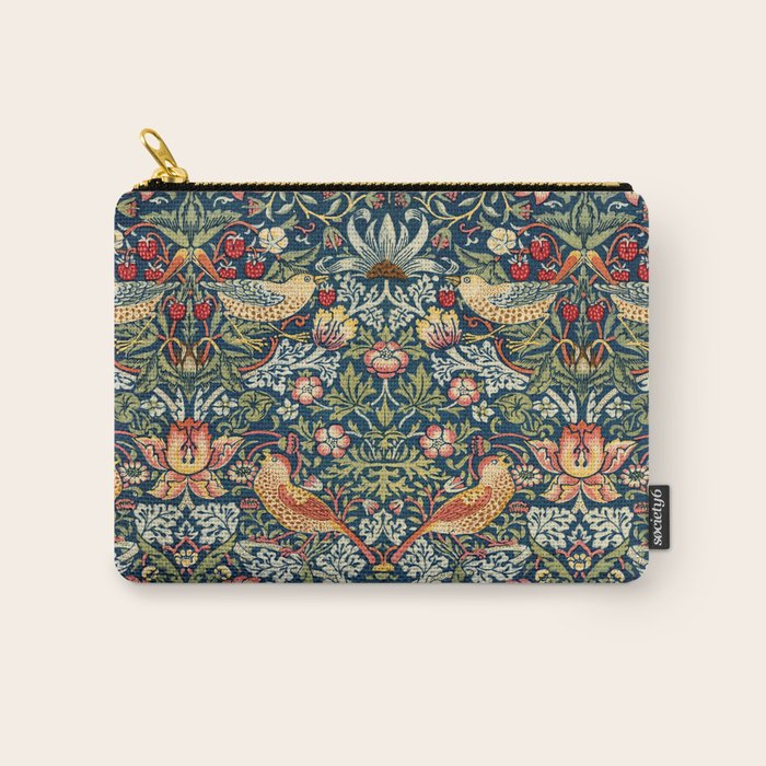 Vintage William Morris Strawberry Thief  Carry All Pouch Gallery Image 1