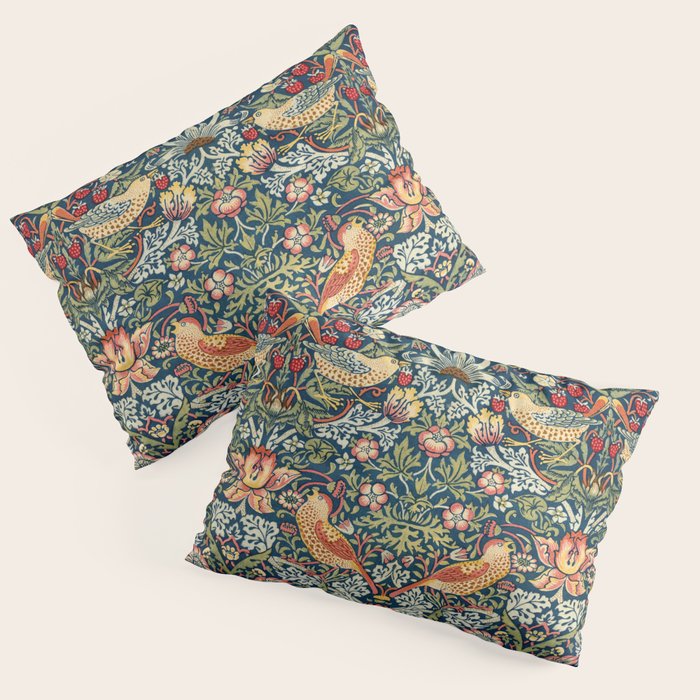 Vintage William Morris Strawberry Thief  Pillow Sham Gallery Image 3