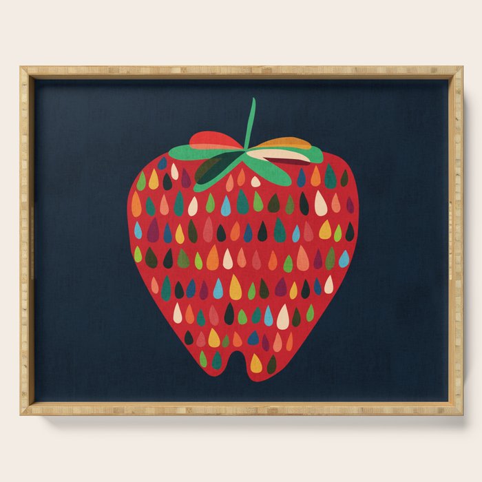 Strawberry Serving Tray Gallery Image 1