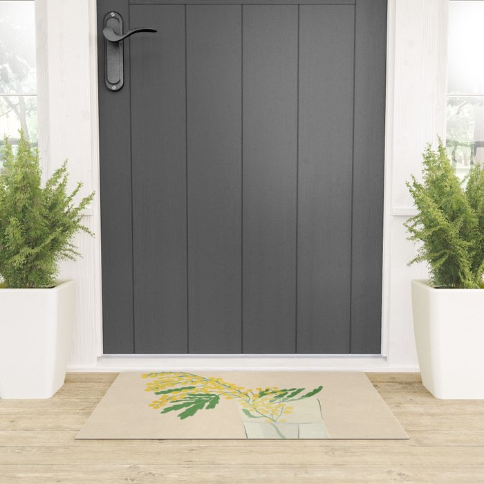 Delicate flowers Welcome Mat Gallery Image 3