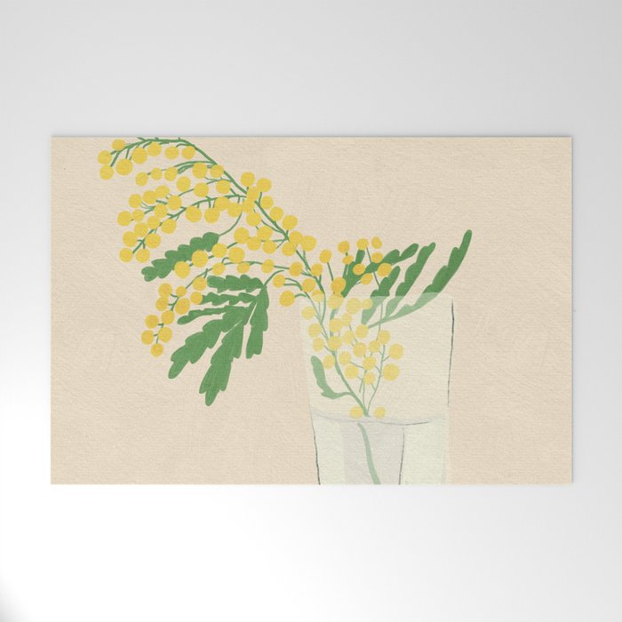 Delicate flowers Welcome Mat Gallery Image 1