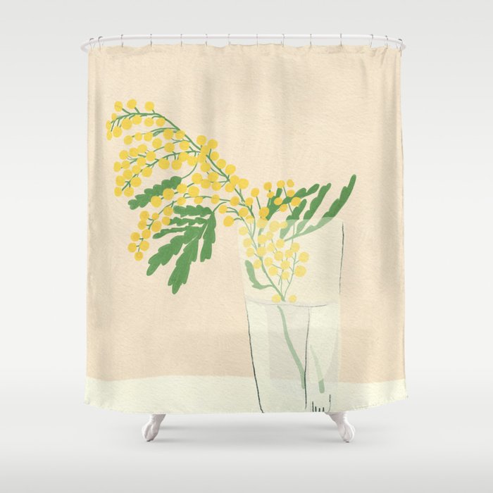 Delicate flowers Shower Curtain Gallery Image 1