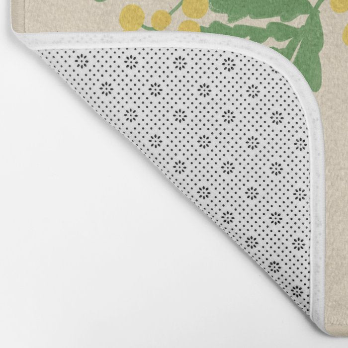 Delicate flowers Bath Mat Gallery Image 2