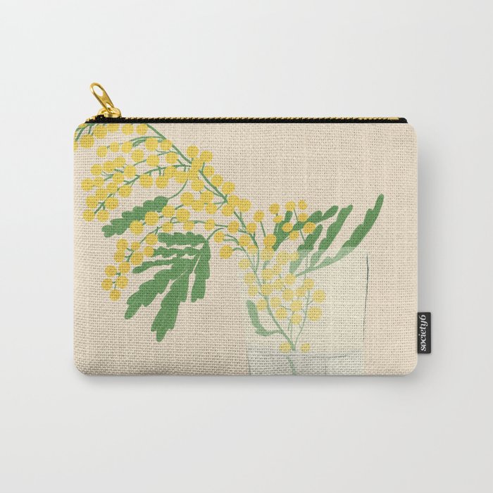 Delicate flowers Carry All Pouch Gallery Image 1