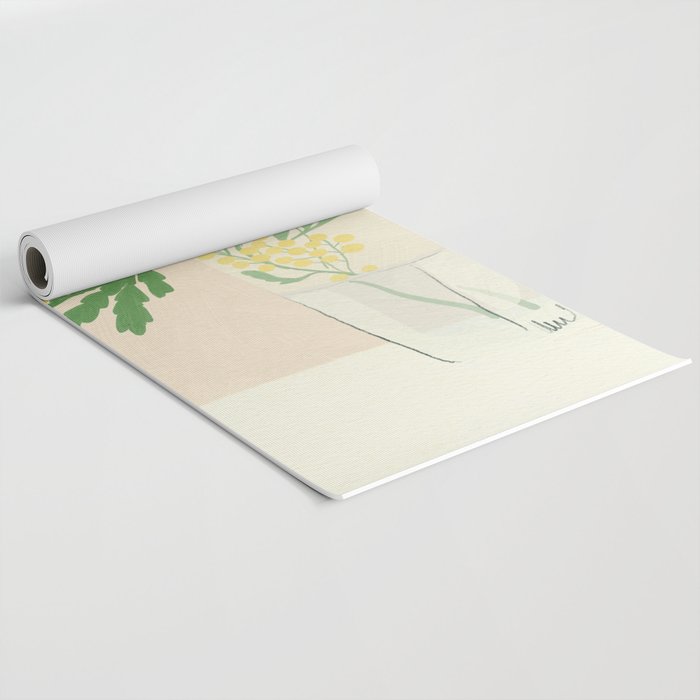 Delicate flowers Yoga Mat Gallery Image 2