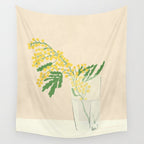 Delicate flowers Wall Tapestry Gallery Image 4