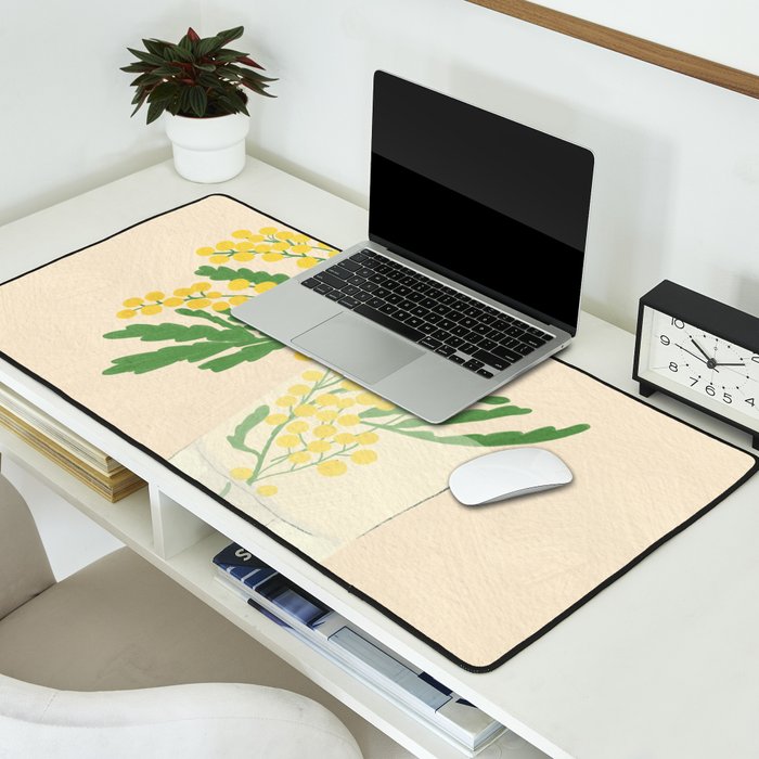 Delicate flowers Desk Mat Gallery Image 2