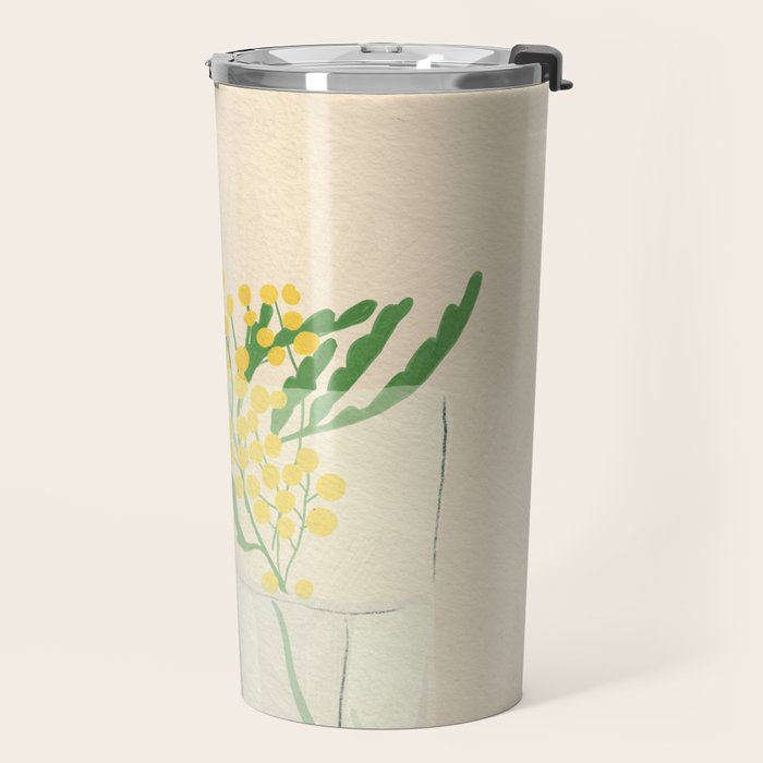 Delicate flowers Travel Mug Gallery Image 2