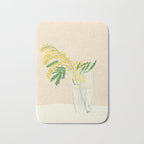 Delicate flowers Bath Mat Gallery Image 1
