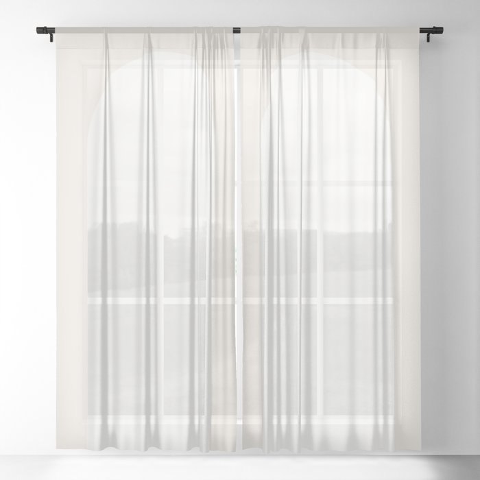 Minimal Arch - White Window Curtain Gallery Image 21