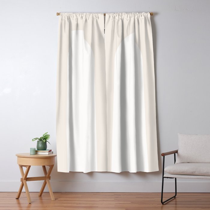 Minimal Arch - White Window Curtain Gallery Image 1