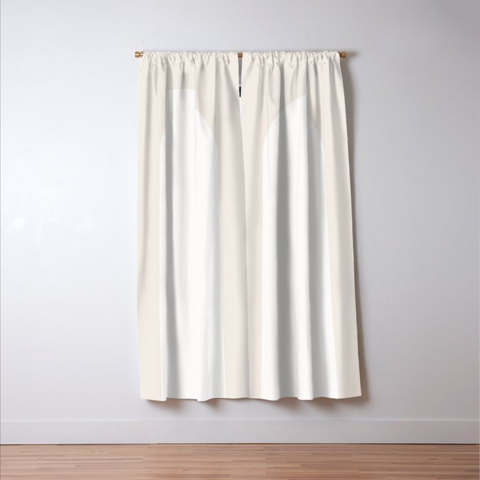 Minimal Arch - White Window Curtain Gallery Image 3