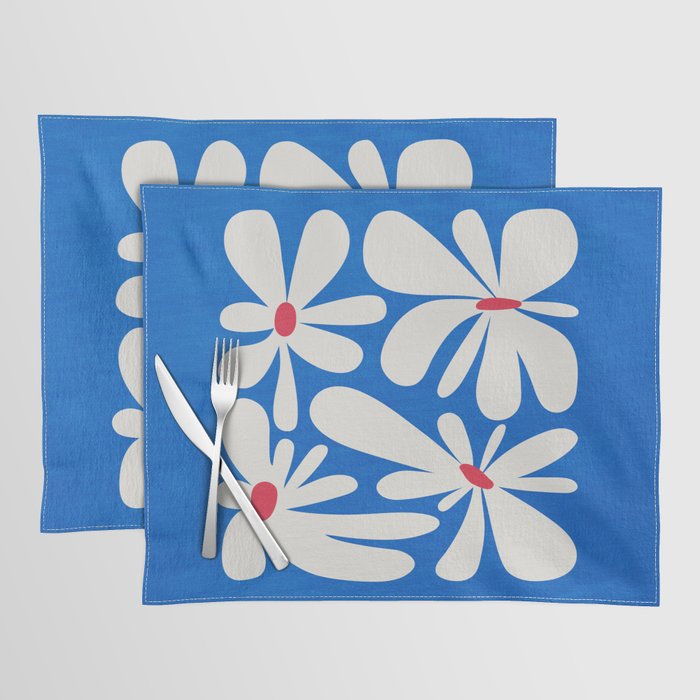 Bloom: Cobalt Blue Matisse Color Series 02 Placemat Gallery Image 1