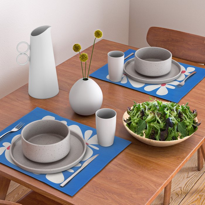 Bloom: Cobalt Blue Matisse Color Series 02 Placemat Gallery Image 2