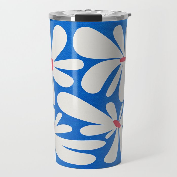 Bloom: Cobalt Blue Matisse Color Series 02 Travel Mug Gallery Image 1