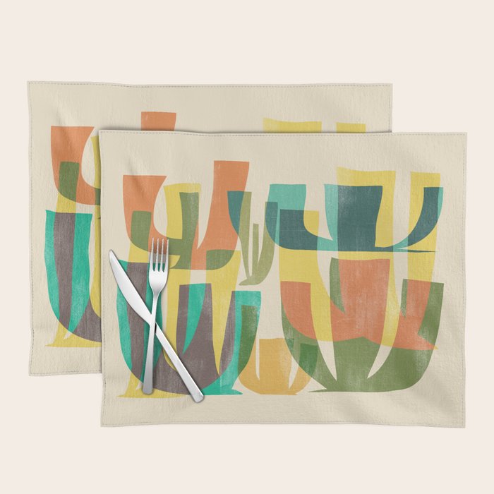 Desert vegetation Placemat Gallery Image 1