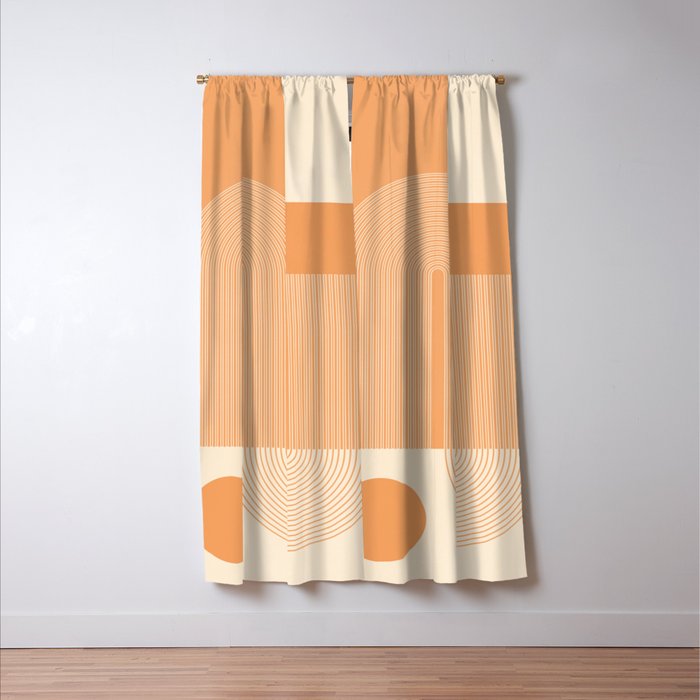 Abstract Shapes 7 Window Curtain Gallery Image 3
