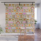 1970s Retro Pop Culture Icons Wall Mural Gallery Image 1