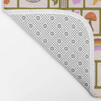 1970s Retro Pop Culture Icons Bath Mat Gallery Image 2