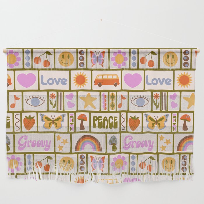1970s Retro Pop Culture Icons Wall Hanging Gallery Image 1