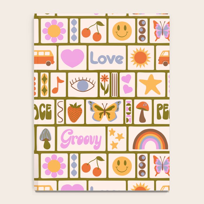 1970s Retro Pop Culture Icons Notebook Gallery Image 4