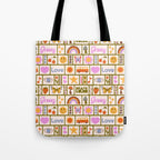 1970s Retro Pop Culture Icons Tote Bag Gallery Image 1