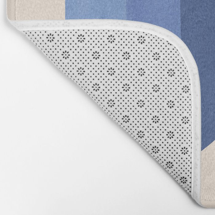 Geometric Vase - Blue Navy  Bath Mat Gallery Image 2