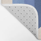Geometric Vase - Blue Navy  Bath Mat Gallery Image 2