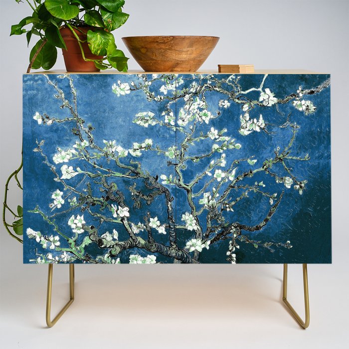 Van Gogh Almond Blossoms : Ocean Blue Art & Home Decor Credenza Gallery Image 1