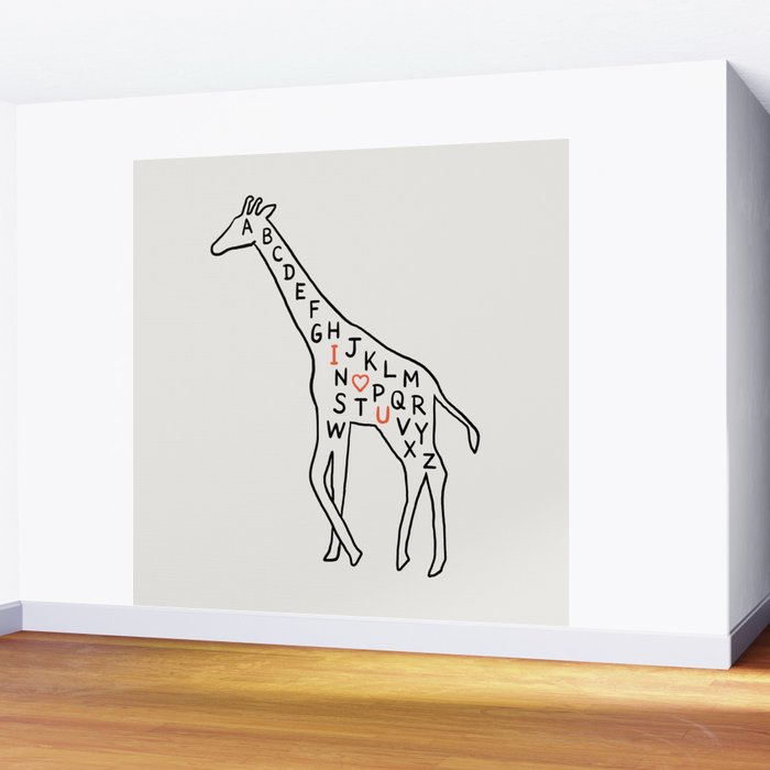 I love you as high as I can reach Wall Mural Gallery Image 2