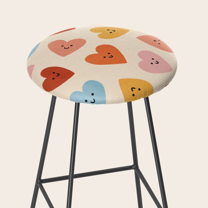 Happy Smiley Heart Stool Gallery Image 2