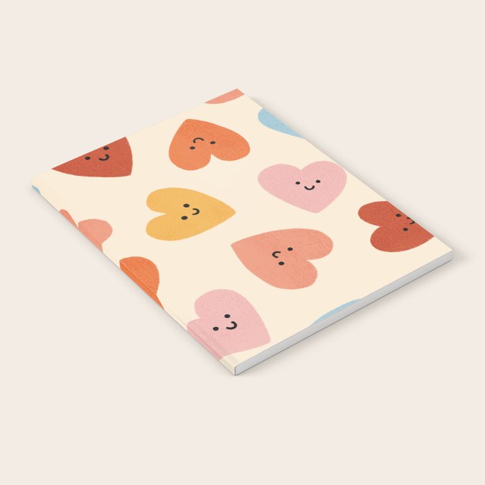 Happy Smiley Heart Notebook Gallery Image 1