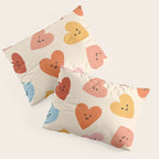 Happy Smiley Heart Pillow Sham Gallery Image 3