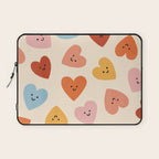 Happy Smiley Heart Laptop Sleeve Gallery Image 1