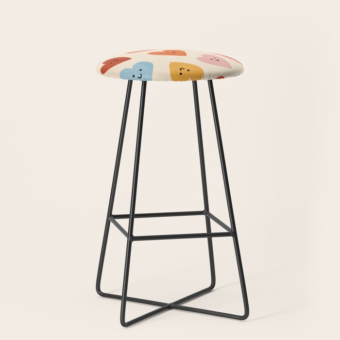Happy Smiley Heart Stool Gallery Image 1