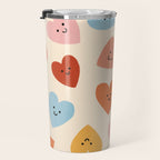 Happy Smiley Heart Travel Mug Gallery Image 3